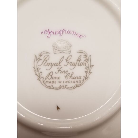 Fragrance Royal Grafton fine bone china made in England small plate item#224 - Picture 2 of 8